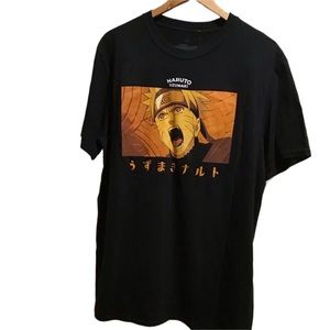 Naruto Shippuden graphic anime t-shirt black